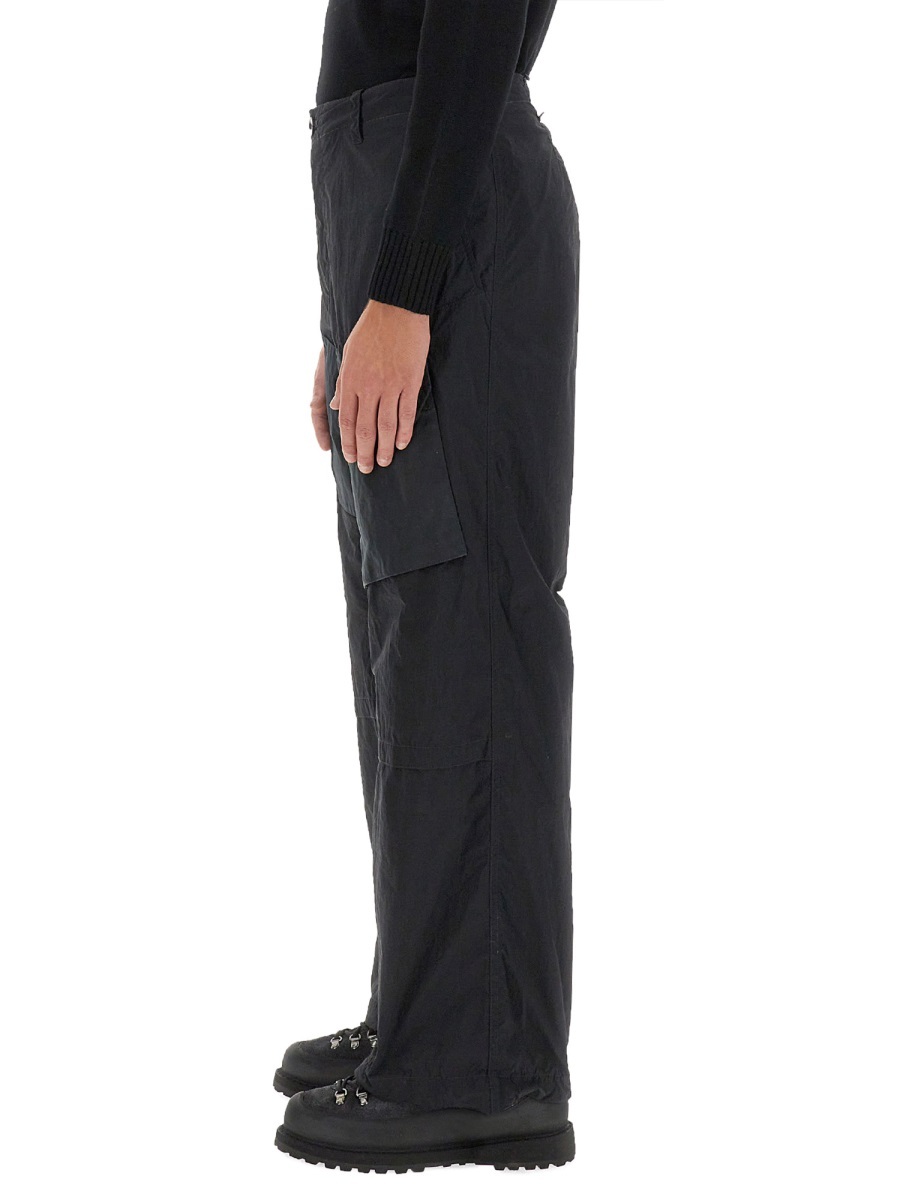 Ten C Utility Cargo Pants Drawstring Hem In Black