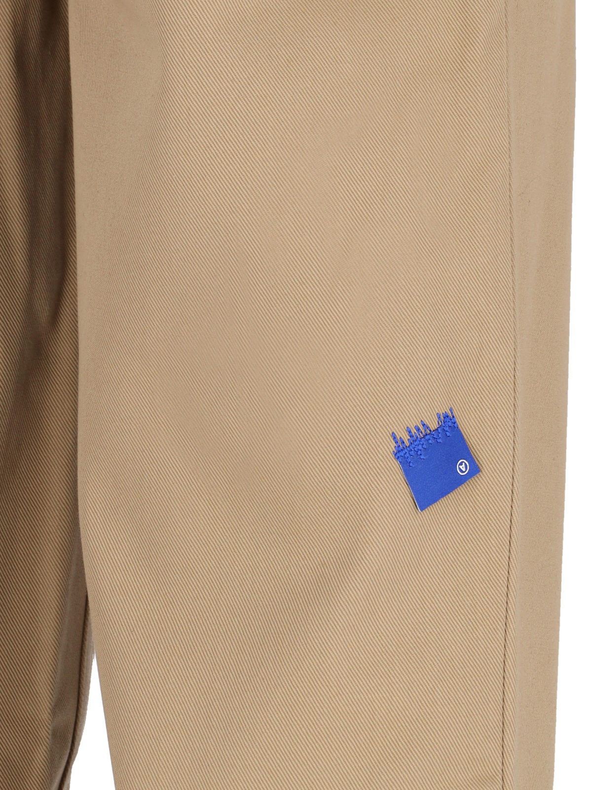 Ader Error Logo Casual Pants In Nude