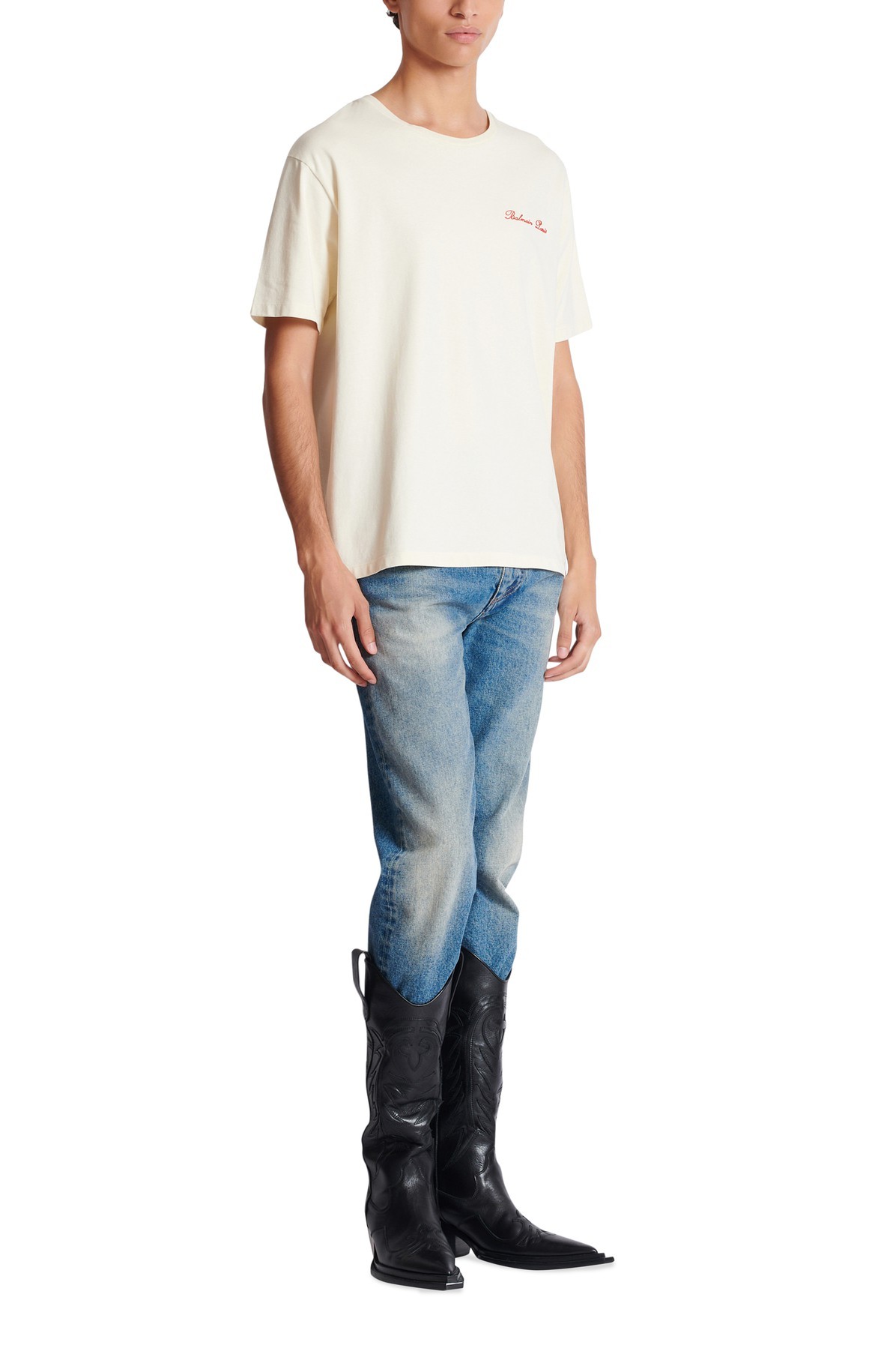 BALMAIN LOGO SHORT-SLEEVED T-SHIRT