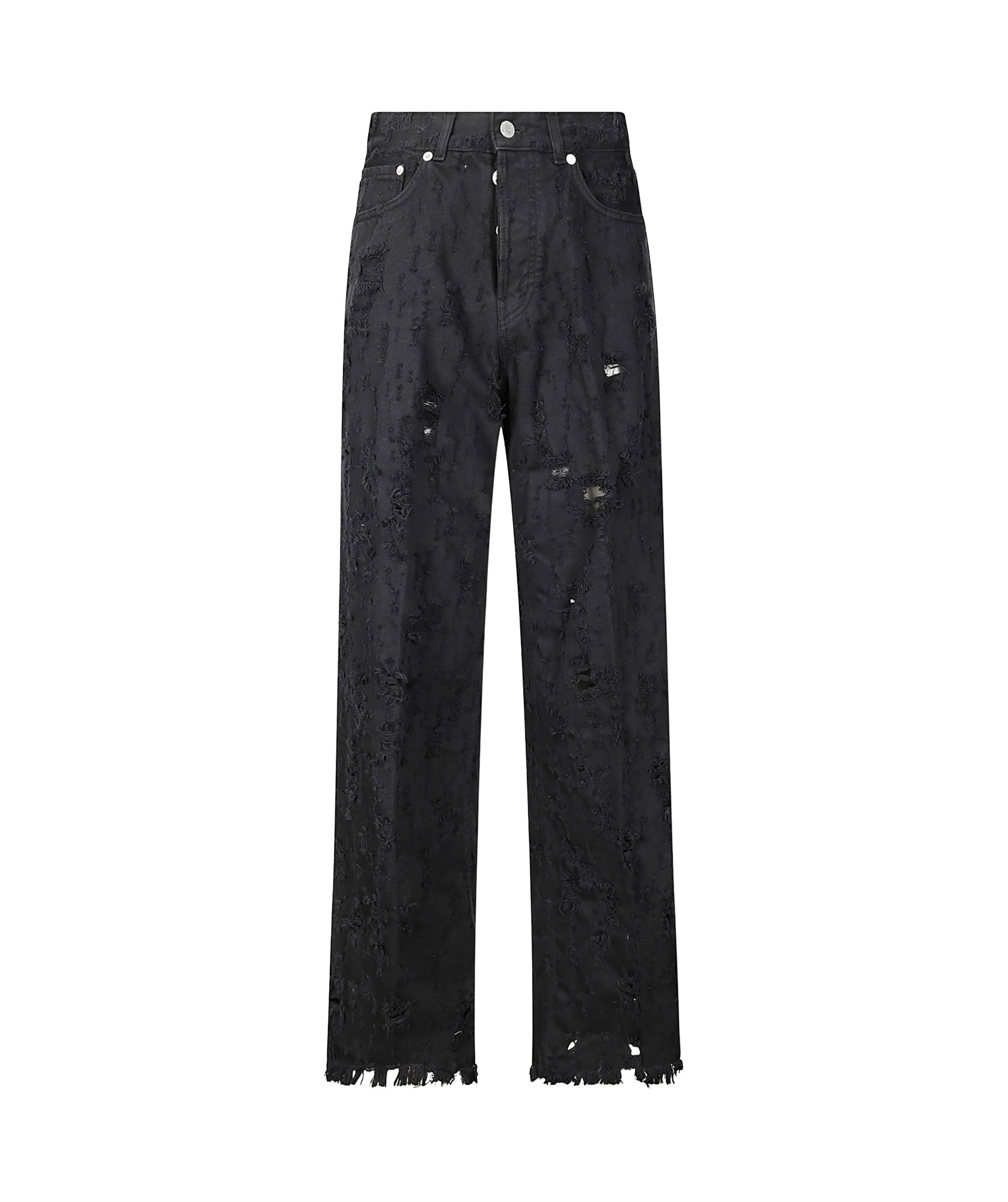 Haikure Bethany Bull Destroy Jeans Black In Black