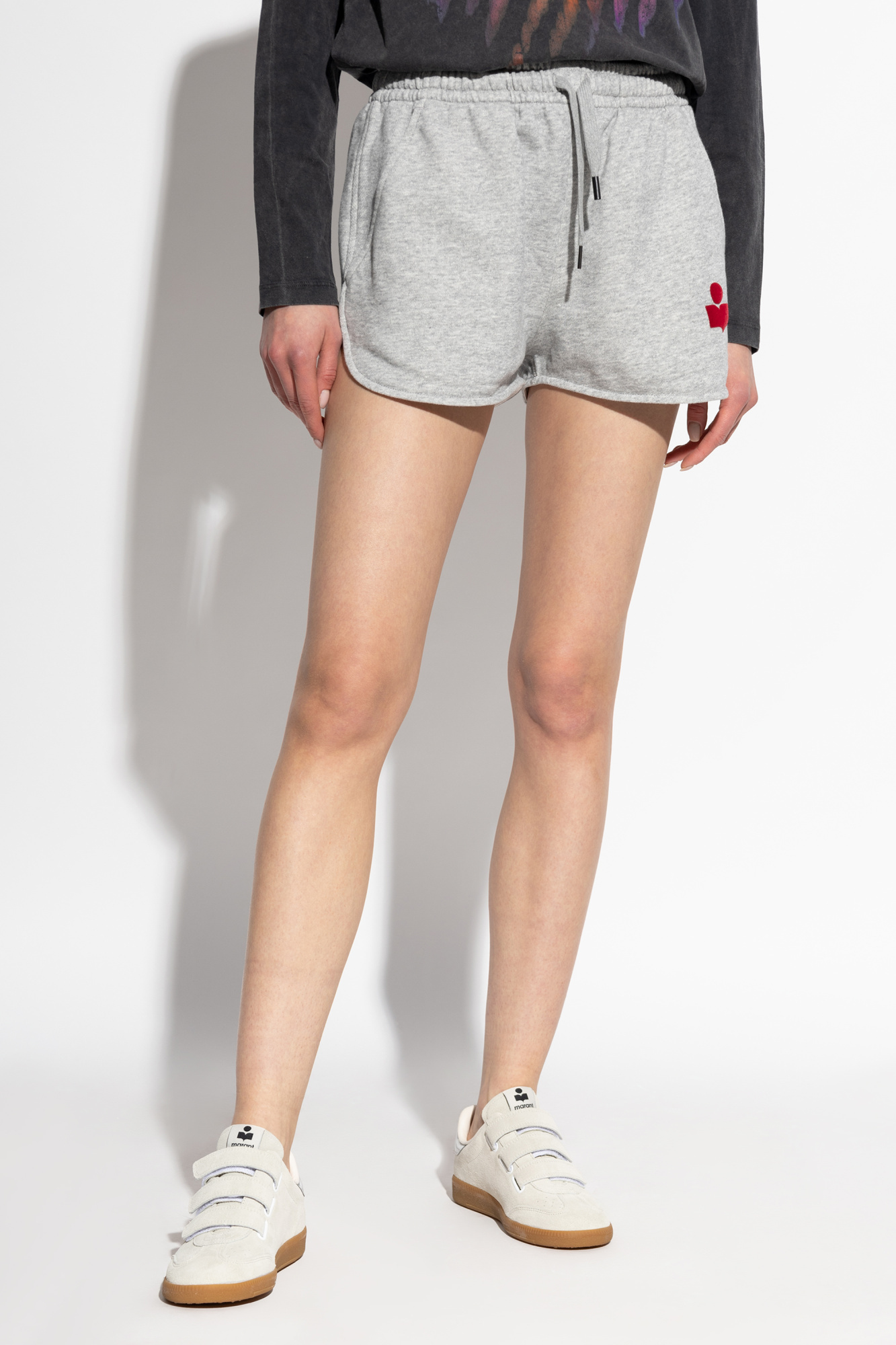 Isabel Marant Étoile Drawstring Shorts In White