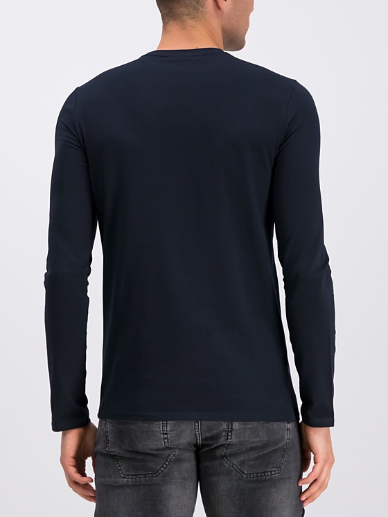 EMPORIO ARMANI PRINTED LOGO LONGSLEEVED T-SHIRT