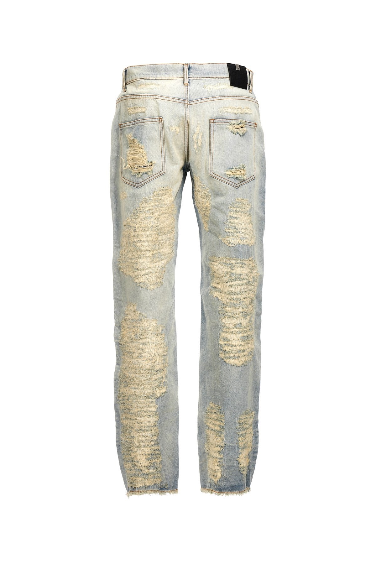 Alyx Ripped Mid-rise Straight-leg Jeans In Gray