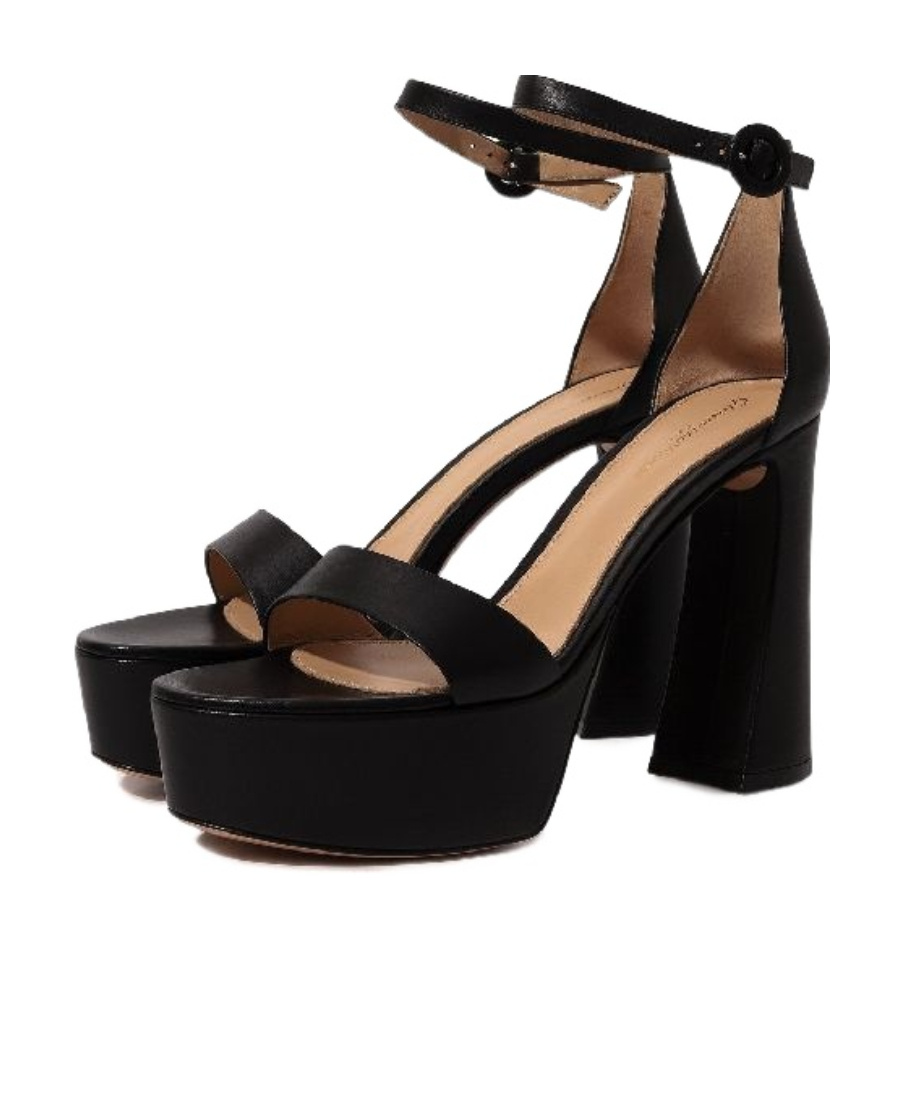 Shop Gianvito Rossi Open-toed High-heeled Sandals In Black
