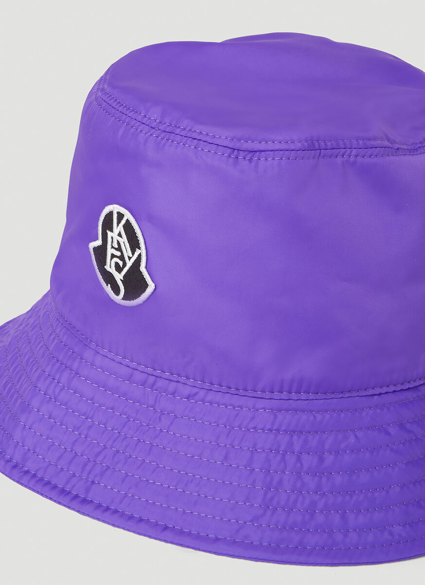 Moncler Genius X Alicia Keys Logo Bucket Hat In Purple