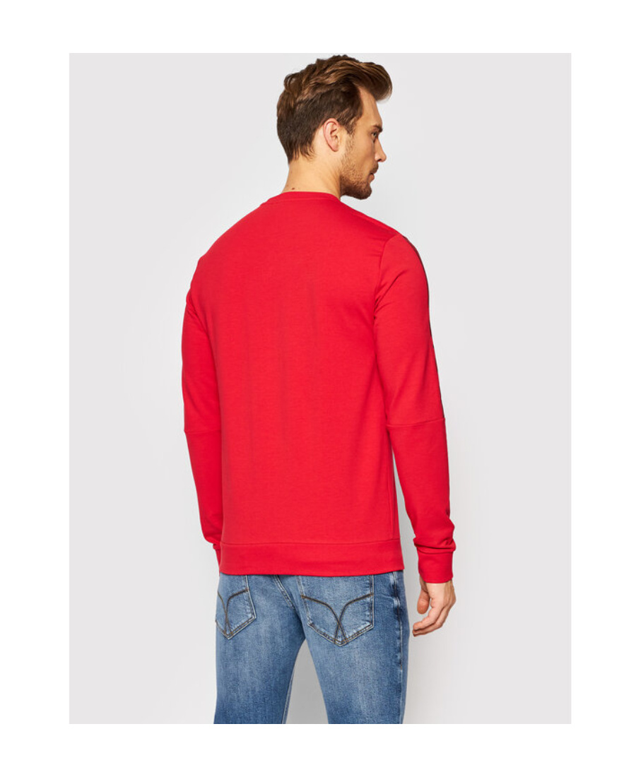 Ea7 Logo Sweater In Red