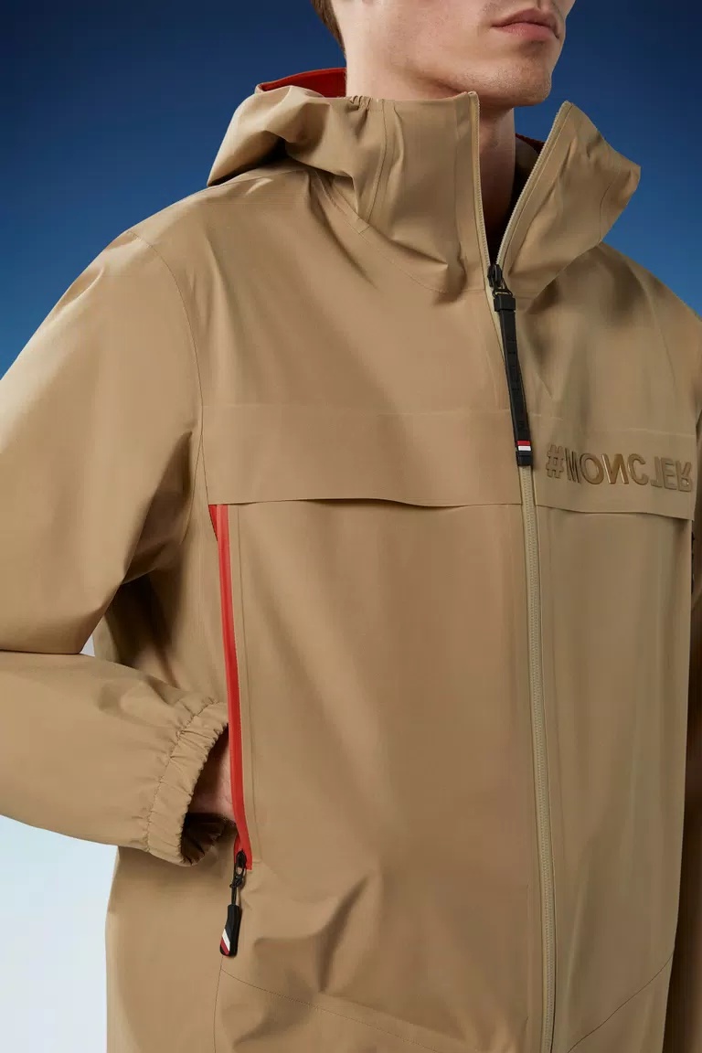 Moncler Shipton Hooded Jacket In Brown