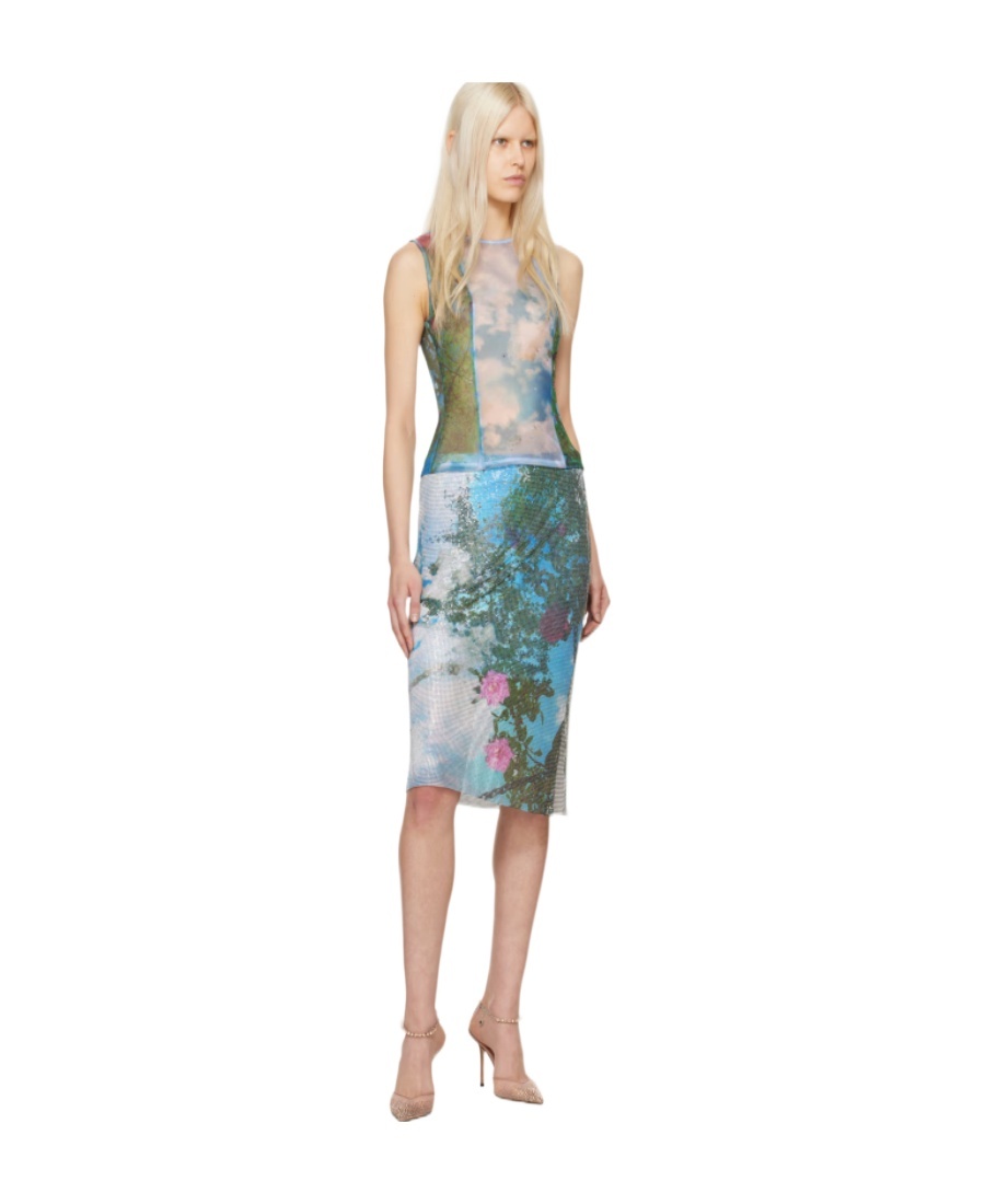 Christopher Esber Lucid Viva Sleeveless Vest In Blue