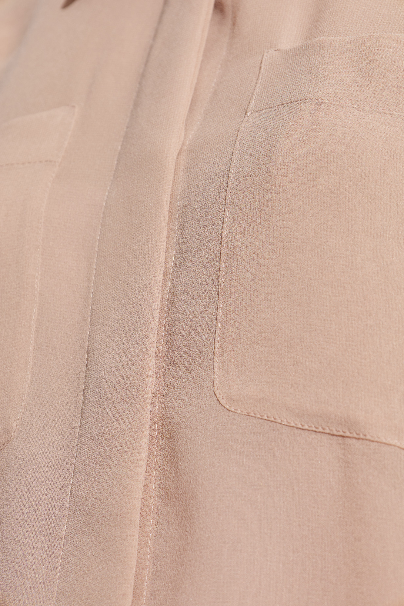 Max Mara Ercole Silk Shirt In Nude