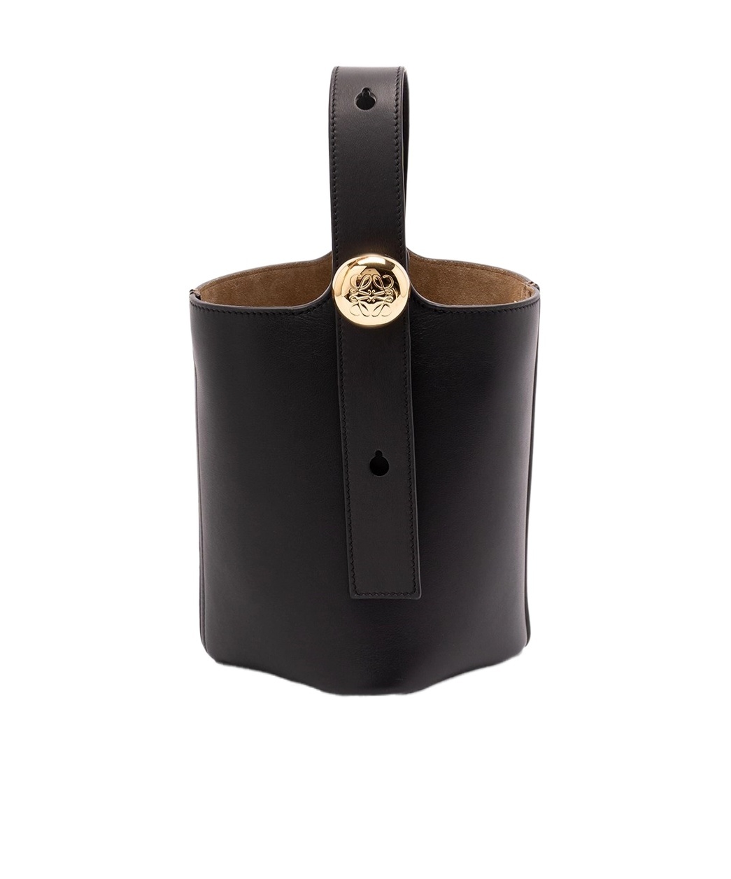 Loewe Pebble Bucket Shoulder Bag In Black
