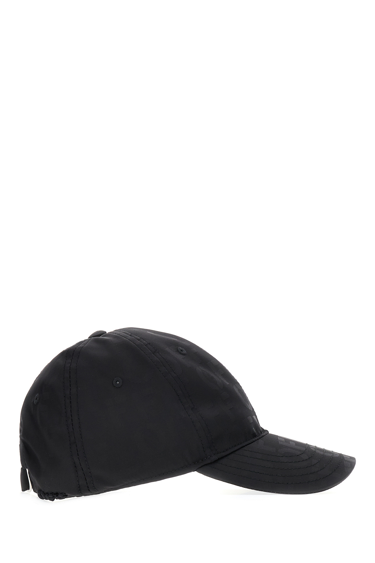 Off-white Black Nylon Baseball Cap In Black