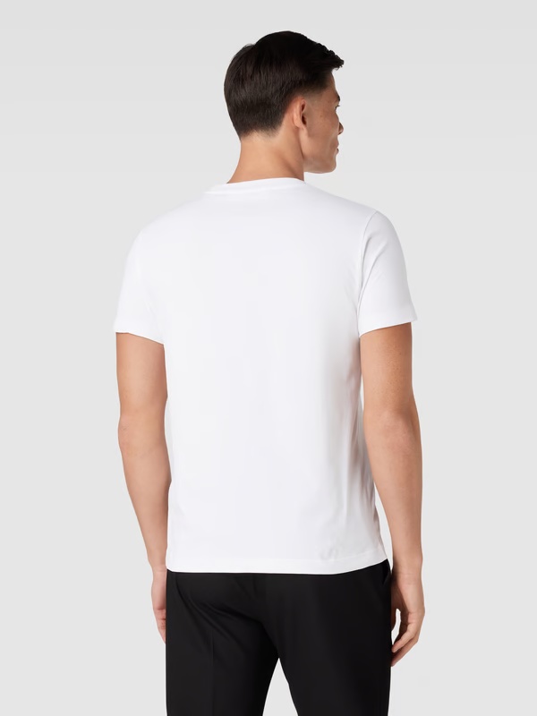 Karl Lagerfeld Label Details Short-sleeved T-shirt In White