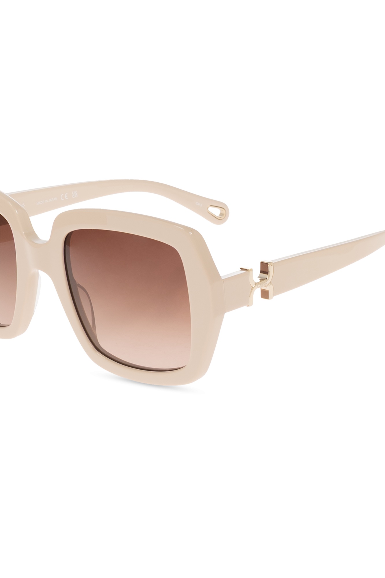 Chloé Full Frame Sunglasses In Nude