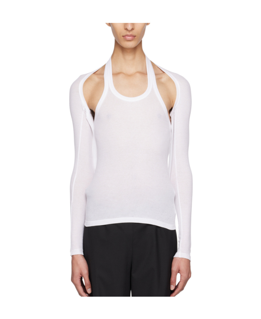 Dion Lee Modular Open-back Tank Top In White