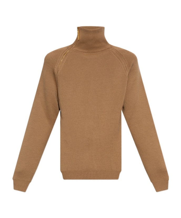 Moschino Turtleneck Sweater In Brown