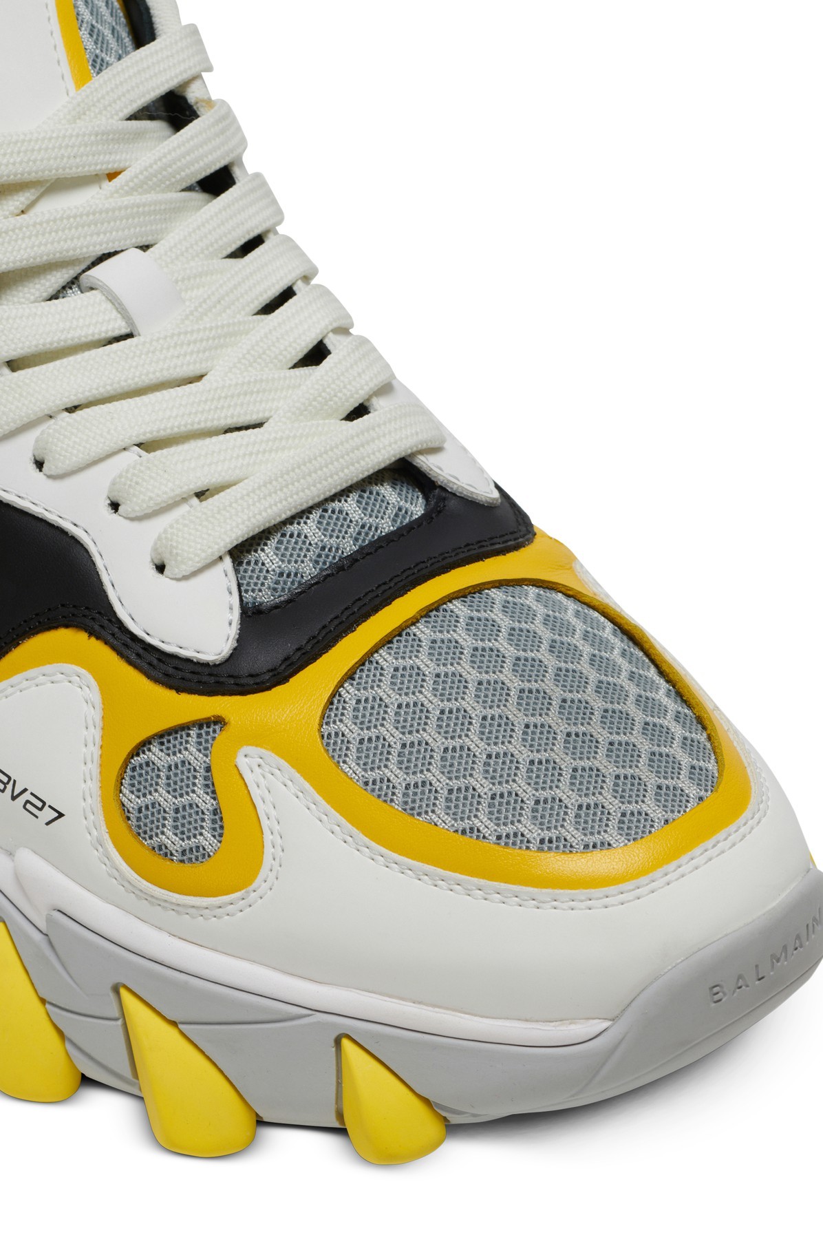 Balmain B-east Logo-print Low-top Sneakers In Multicolor