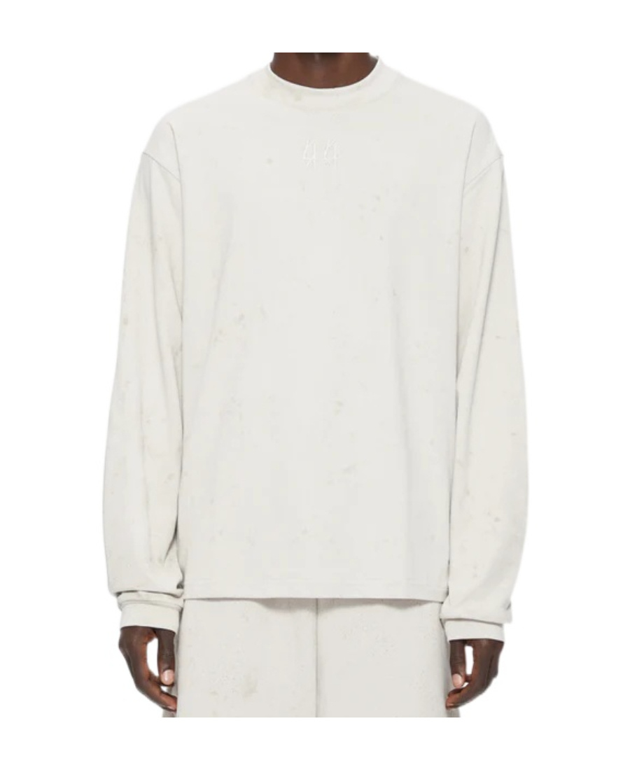 44 Label Group Trip Cotton Sweatshirt In White