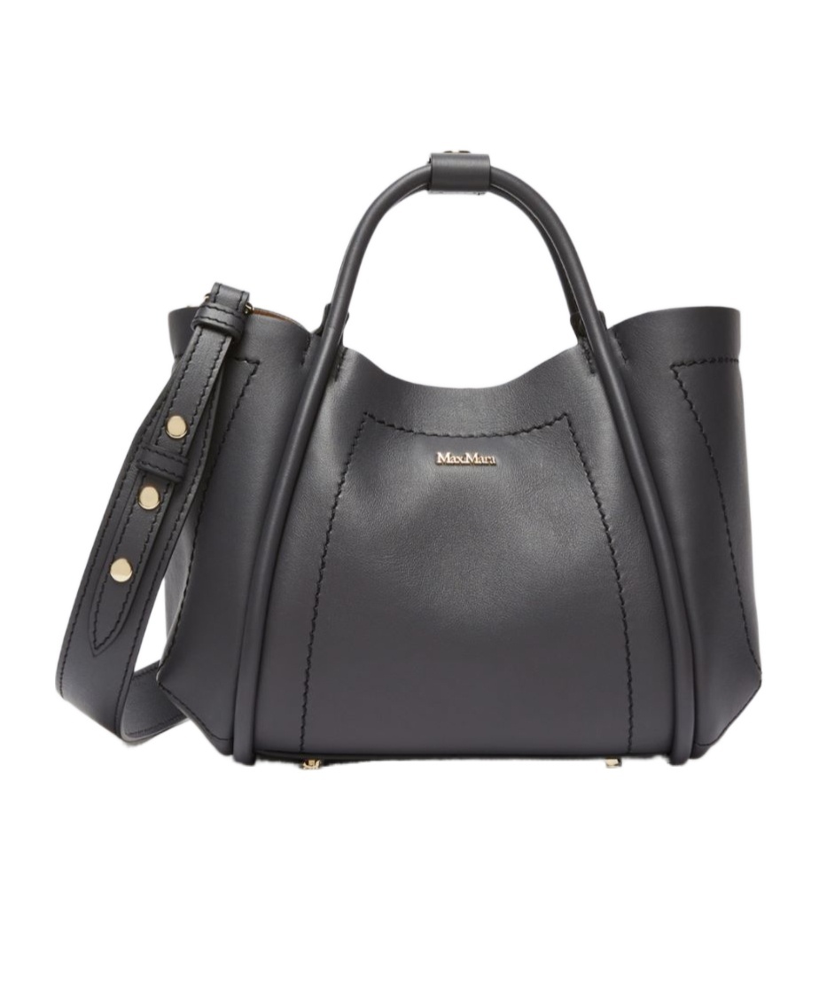 Max Mara Extra Small Marine Shoulder Bag In Black