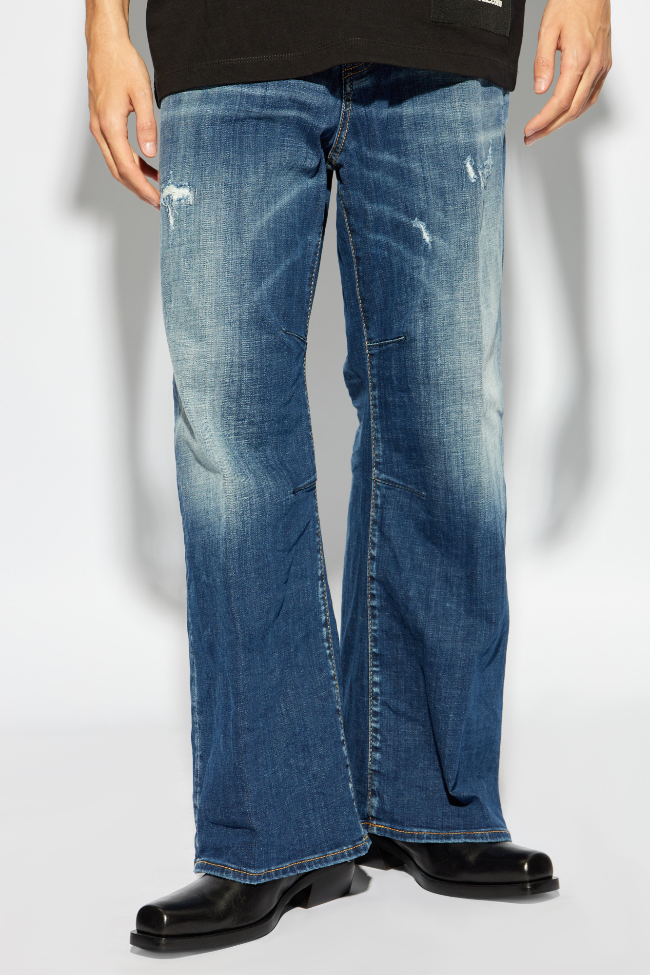 Dsquared2 Eros Loose Jeans In Blue