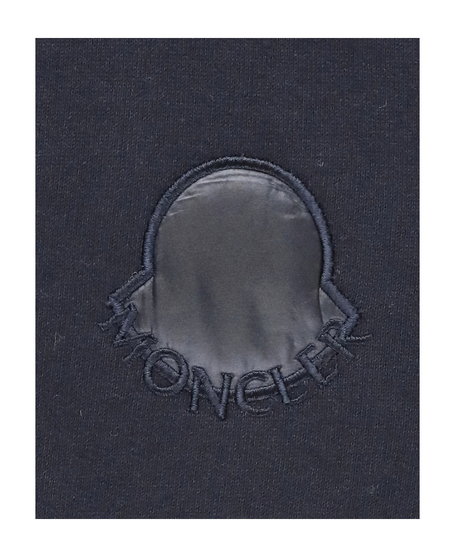 Moncler Hoodie Dress In Blue