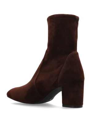 Stuart Weitzman Round Toe Ankle Boots