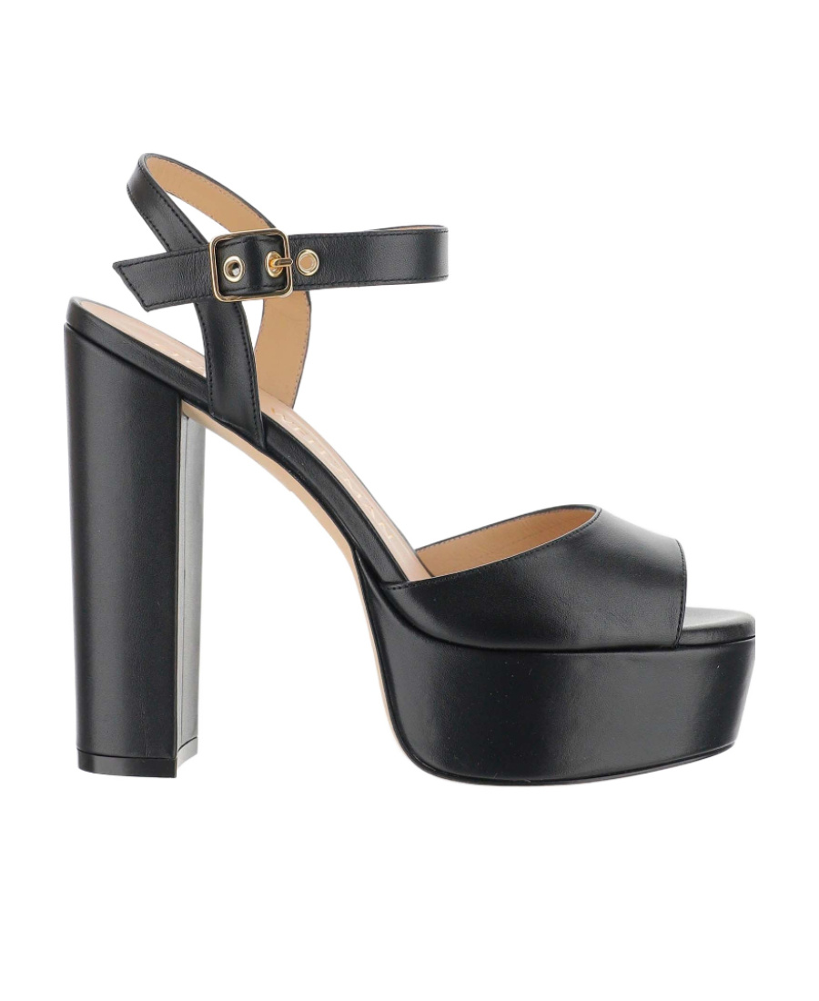 Stuart Weitzman The Ryder 95 Platform Sandal In Black