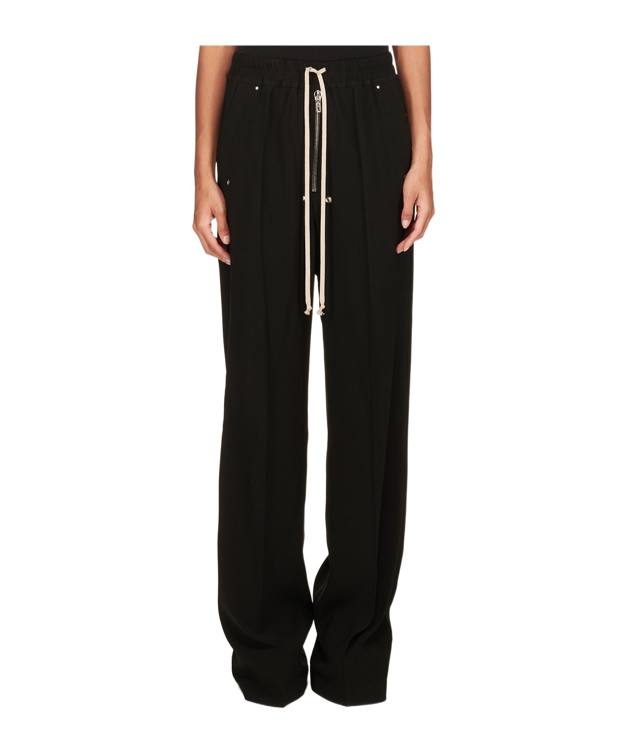 Shop Rick Owens Bela Wide-leg Trousers In Black