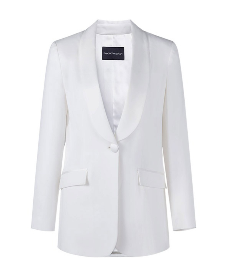 EMPORIO ARMANI TAILORED SINGLE-BREASTED BLAZER