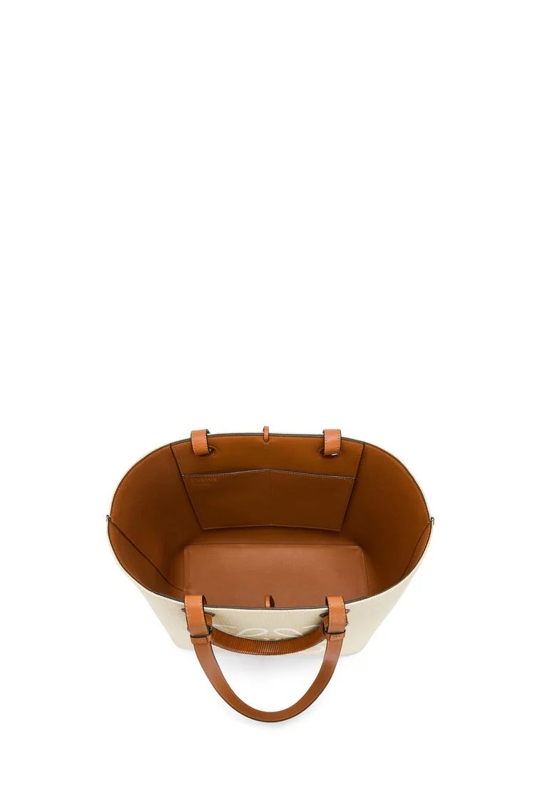 Loewe Medium Anagram Handbag In Nude