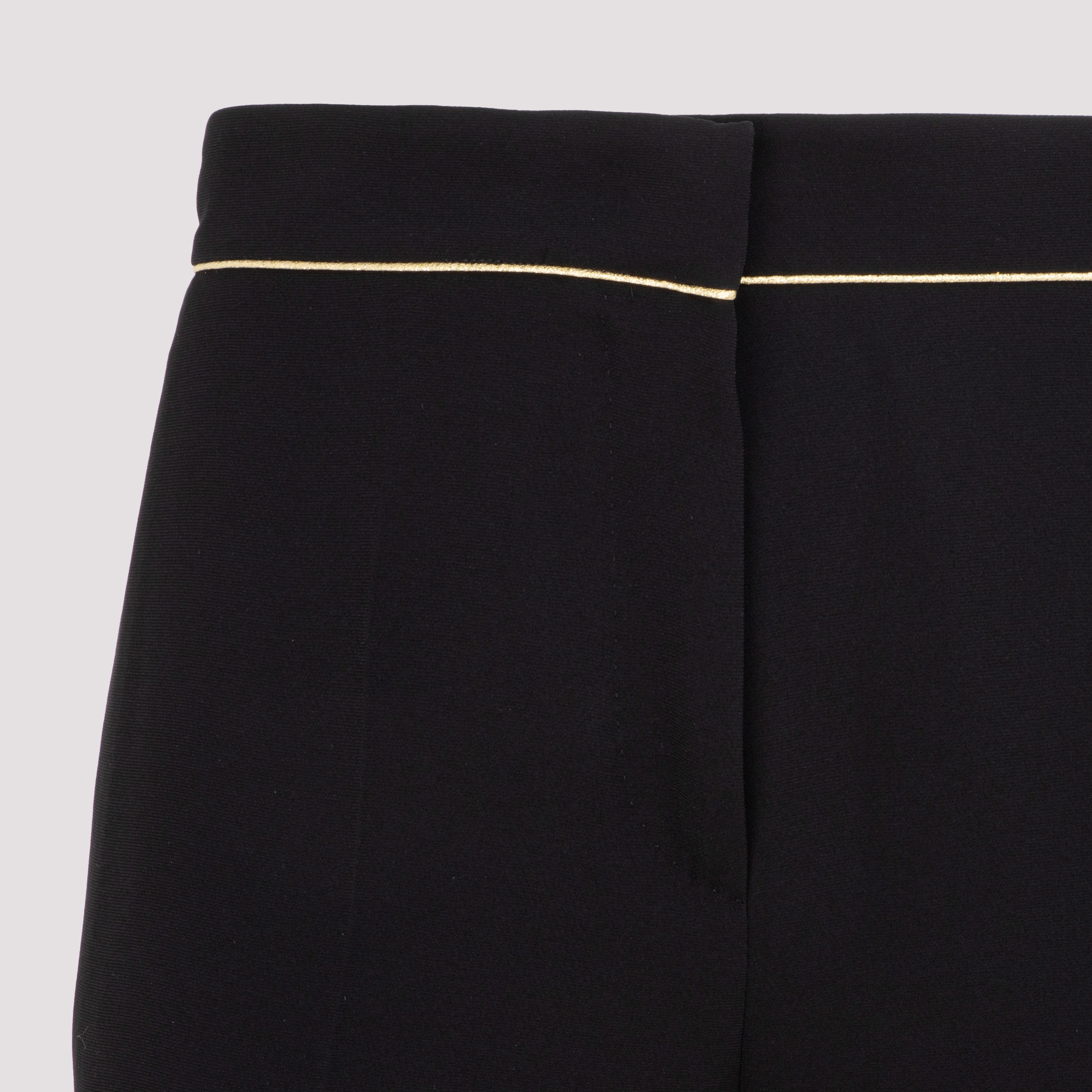 Max Mara Womens Black Nepeta Straight-leg High-rise Stretch-wool Trousers In Black