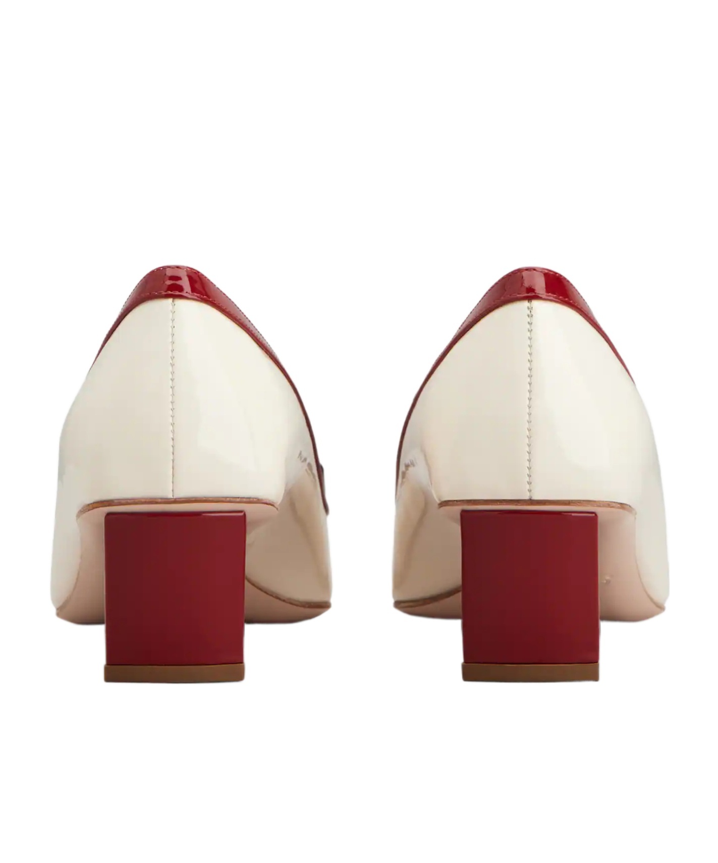Roger Vivier Belle Vivier Pumps In Patent Leather In Gray White, Red