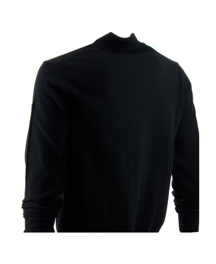 Ea7 Long-sleeved Pullover In Black