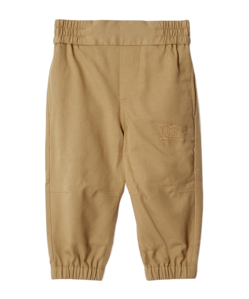 Burberry Equestrian Knight Trousers In Green