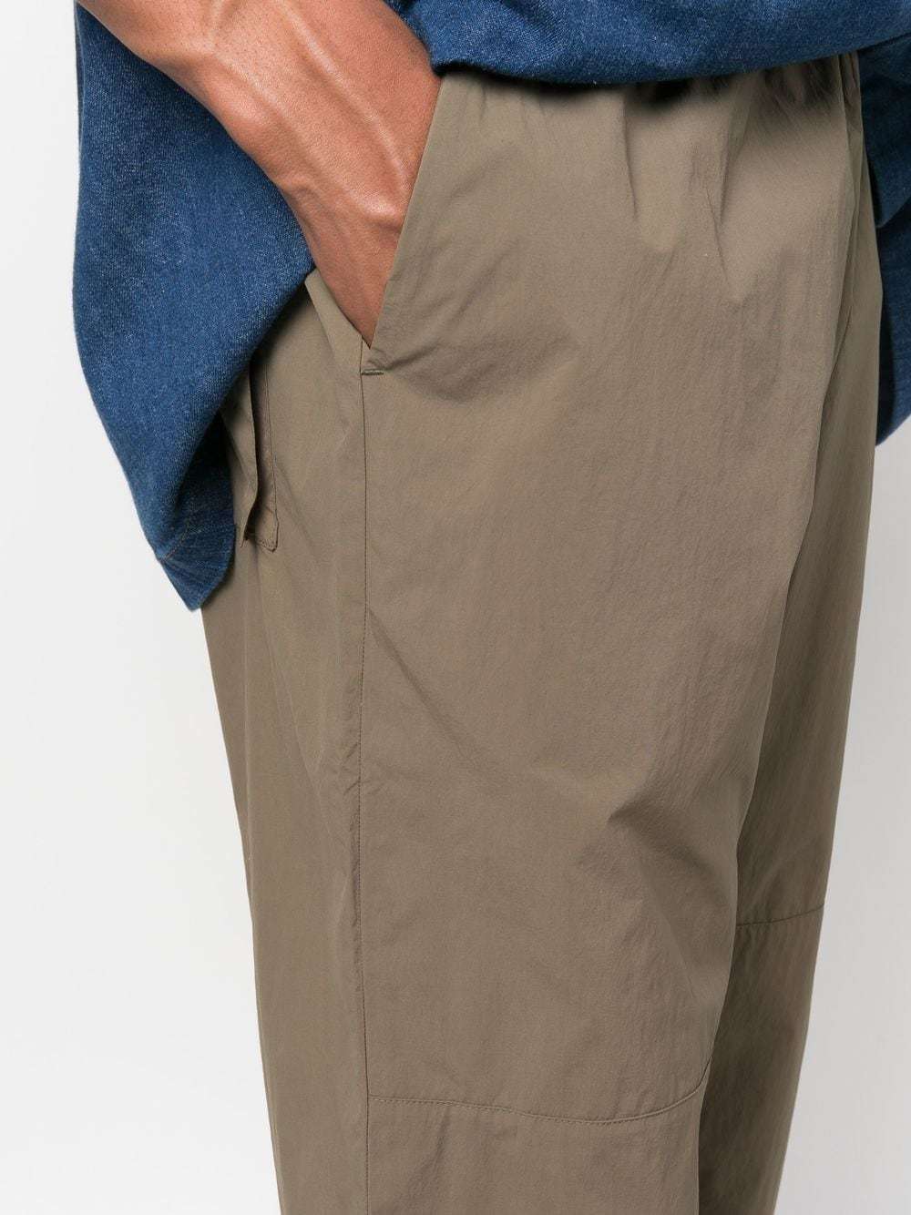 Studio Nicholson Loose-fit Elasticated-waist Trousers In Brown