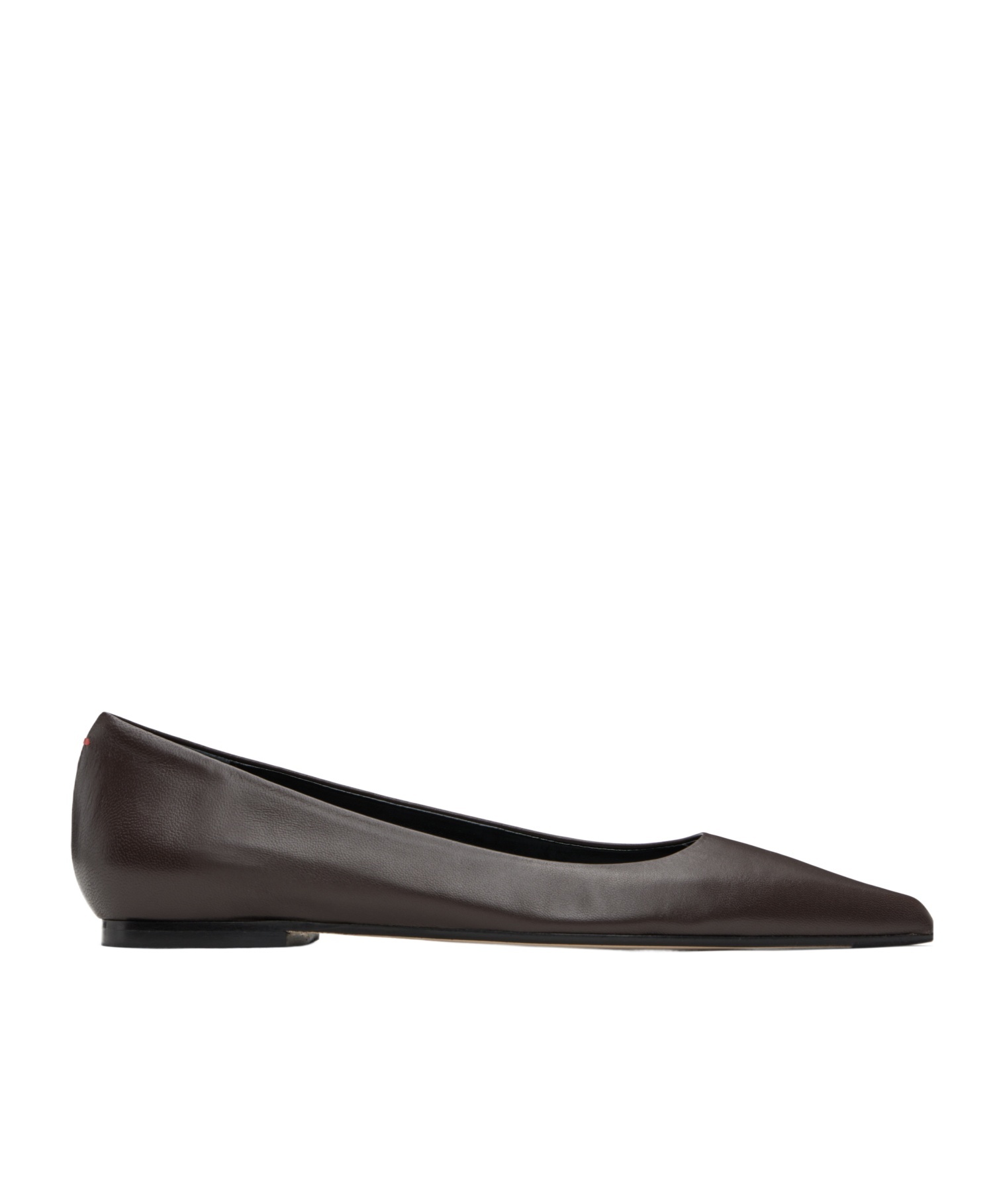 Aeyde Cassy Pointed-toe Ballet Flats In Brown