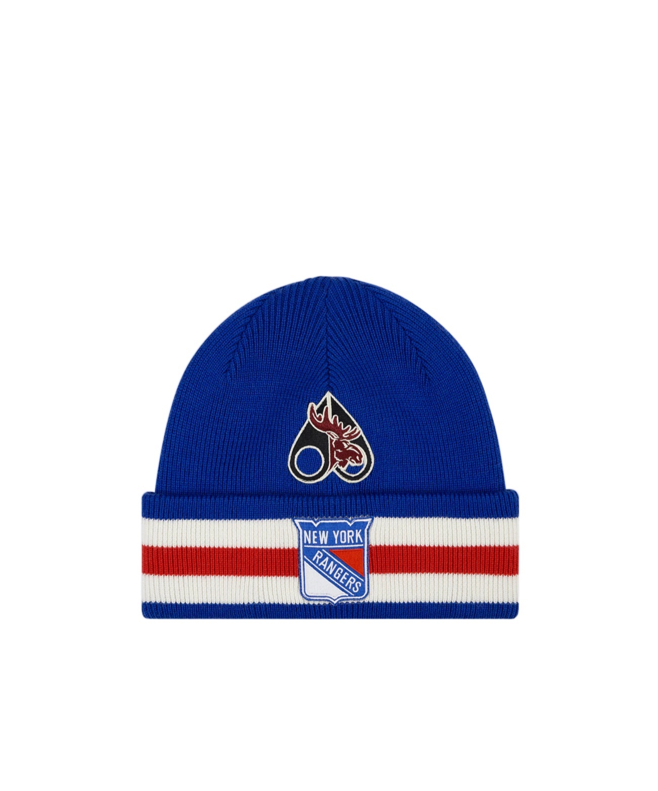 Moose Knuckles Nhl X  Rangers Beanie In Rangers Blue