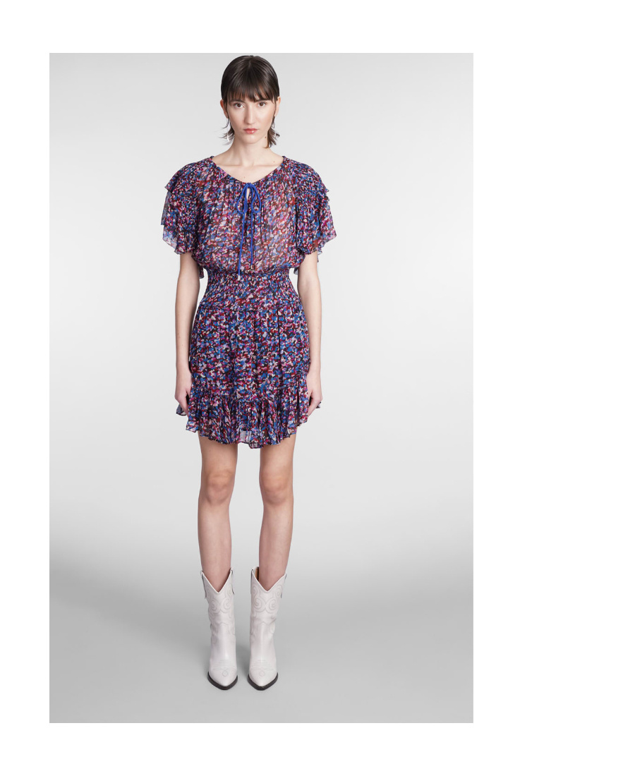 ISABEL MARANT FLORAL MINI DRESS 