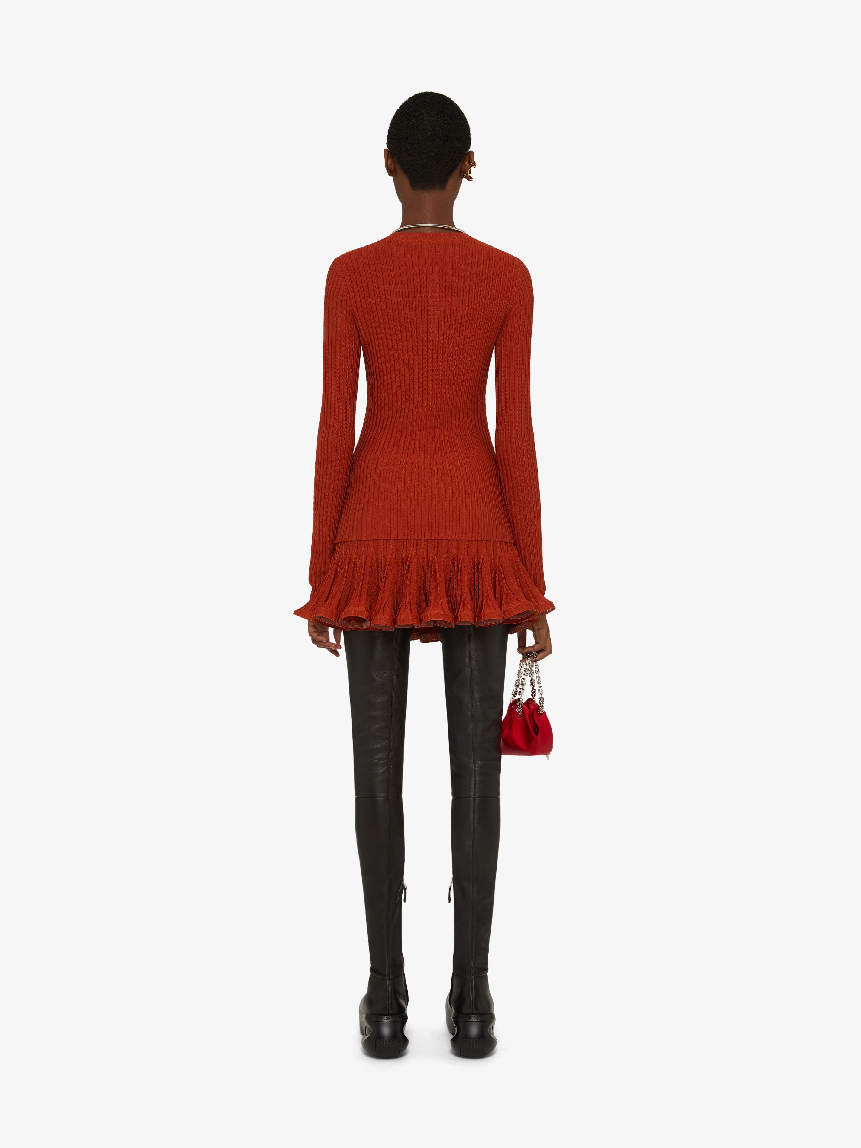 Givenchy Rib Sweater In Red