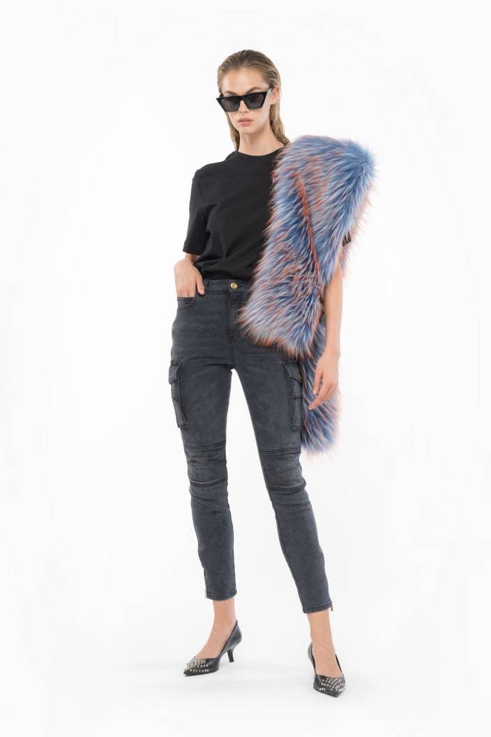 Pinko High-rise Skinny Jeans In Black