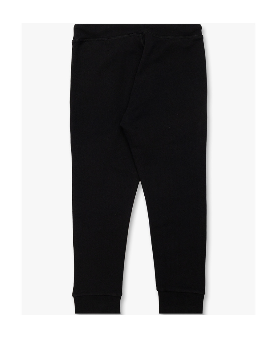 Dsquared2 Logo-print Cotton Track Trousers In Black