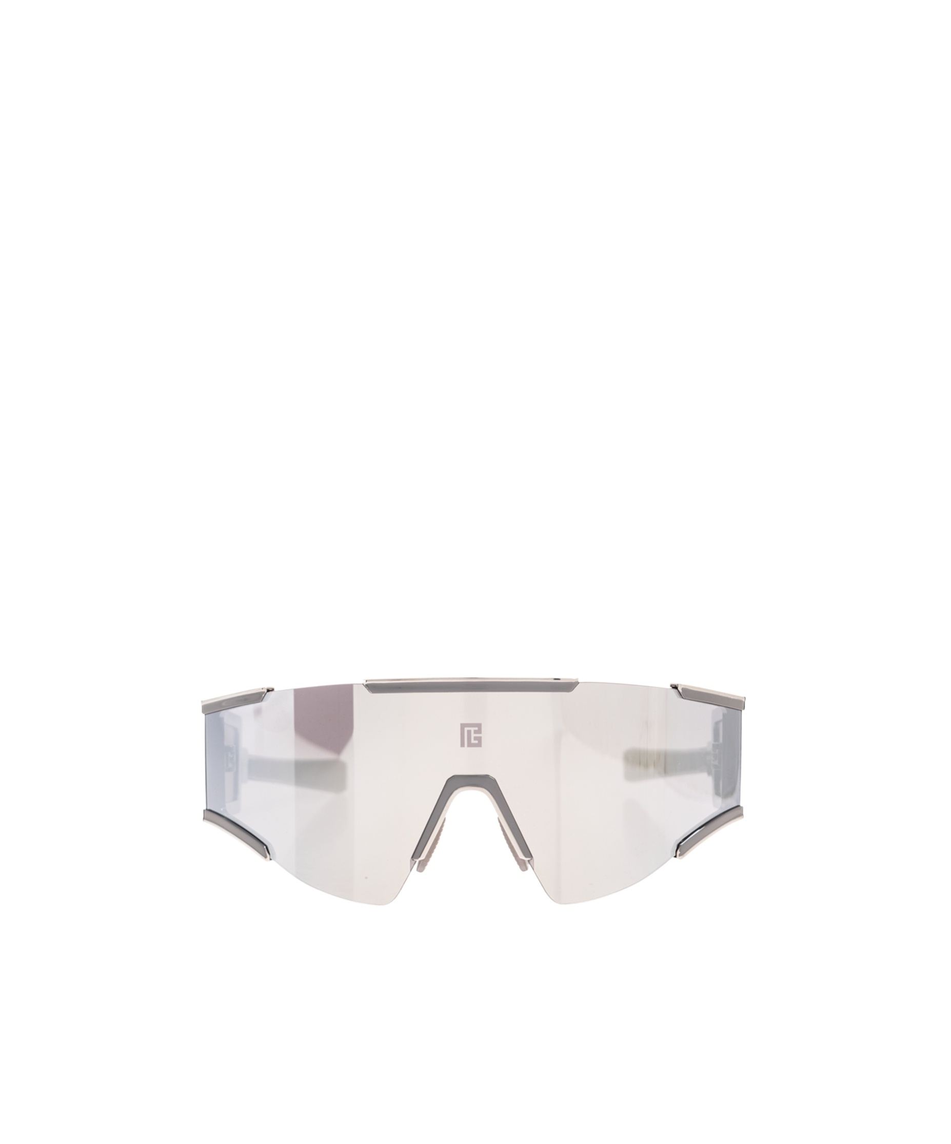 Balmain Eyewear Oversized Frame Sunglasses In White