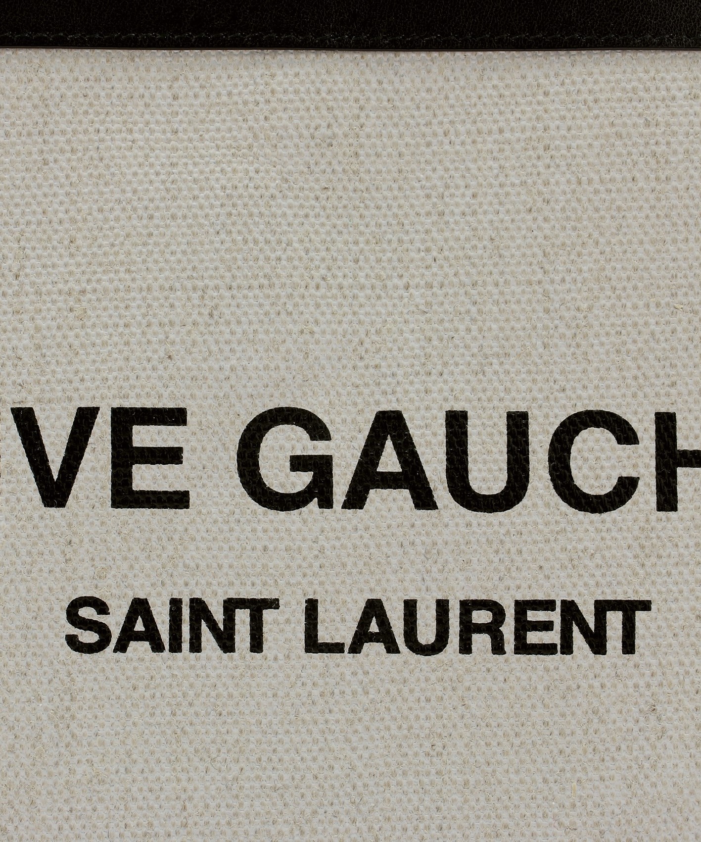 Saint Laurent Logo-print Clutch In Nude