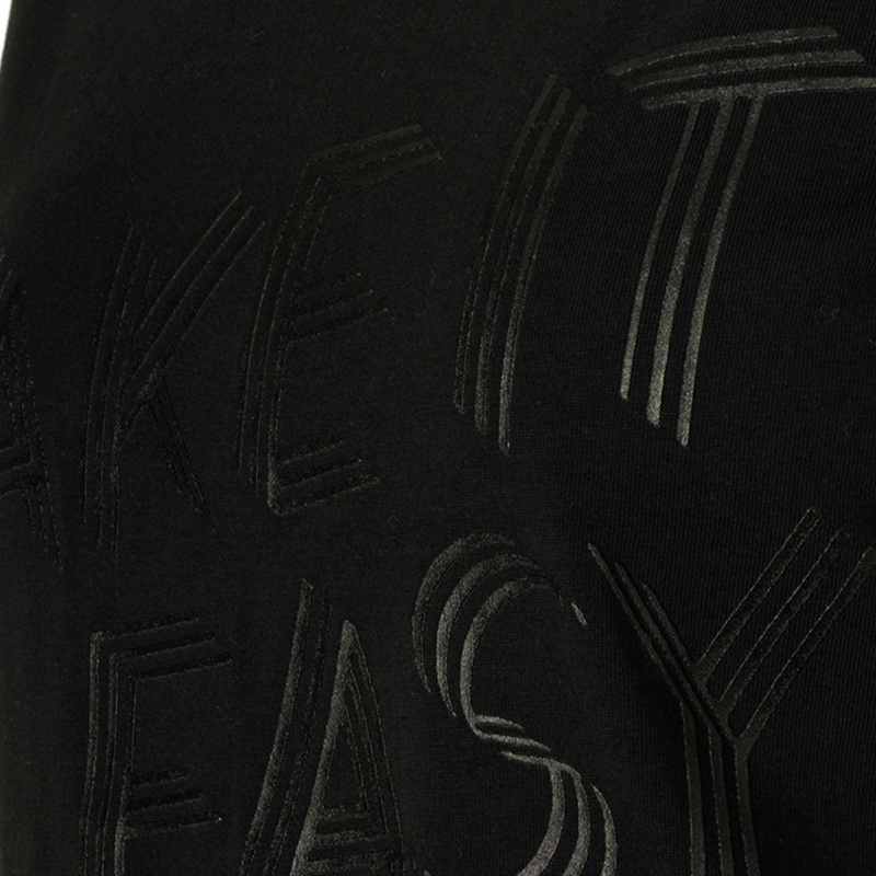 Shop Armani Jeans Letter Logo T-shirt In Black