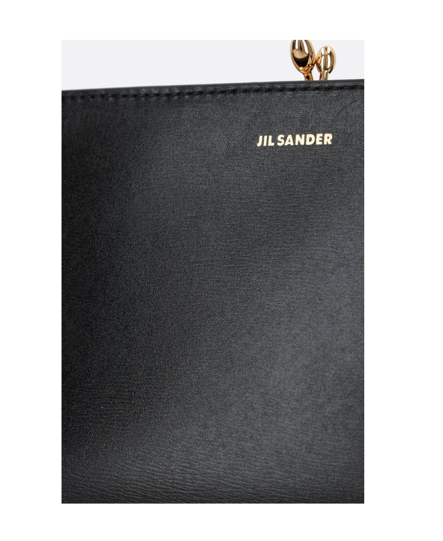 Jil Sander Small Goji Crossbody Bag In Black