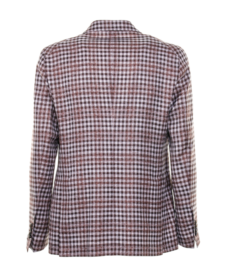 TAGLIATORE TAGLIATORE CHECKED SINGLE-BREASTED BLAZER