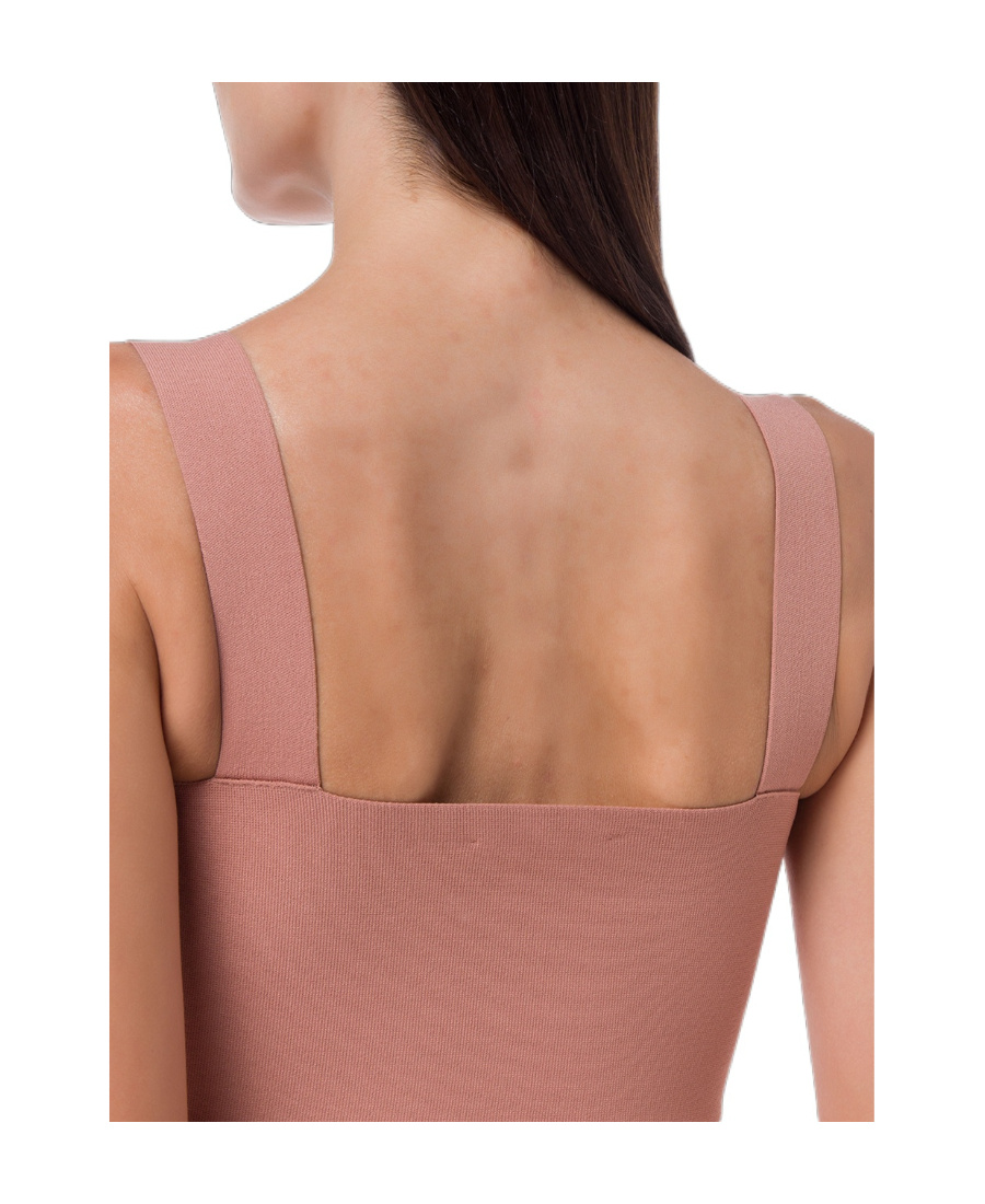 Victoria Beckham Wide Shoulder Strap Bra Underwear In Pink