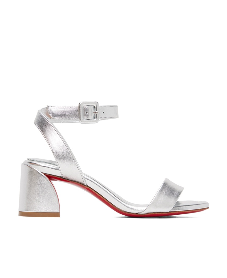 Christian Louboutin Miss Sabina 55 High Heeled Sandals In White