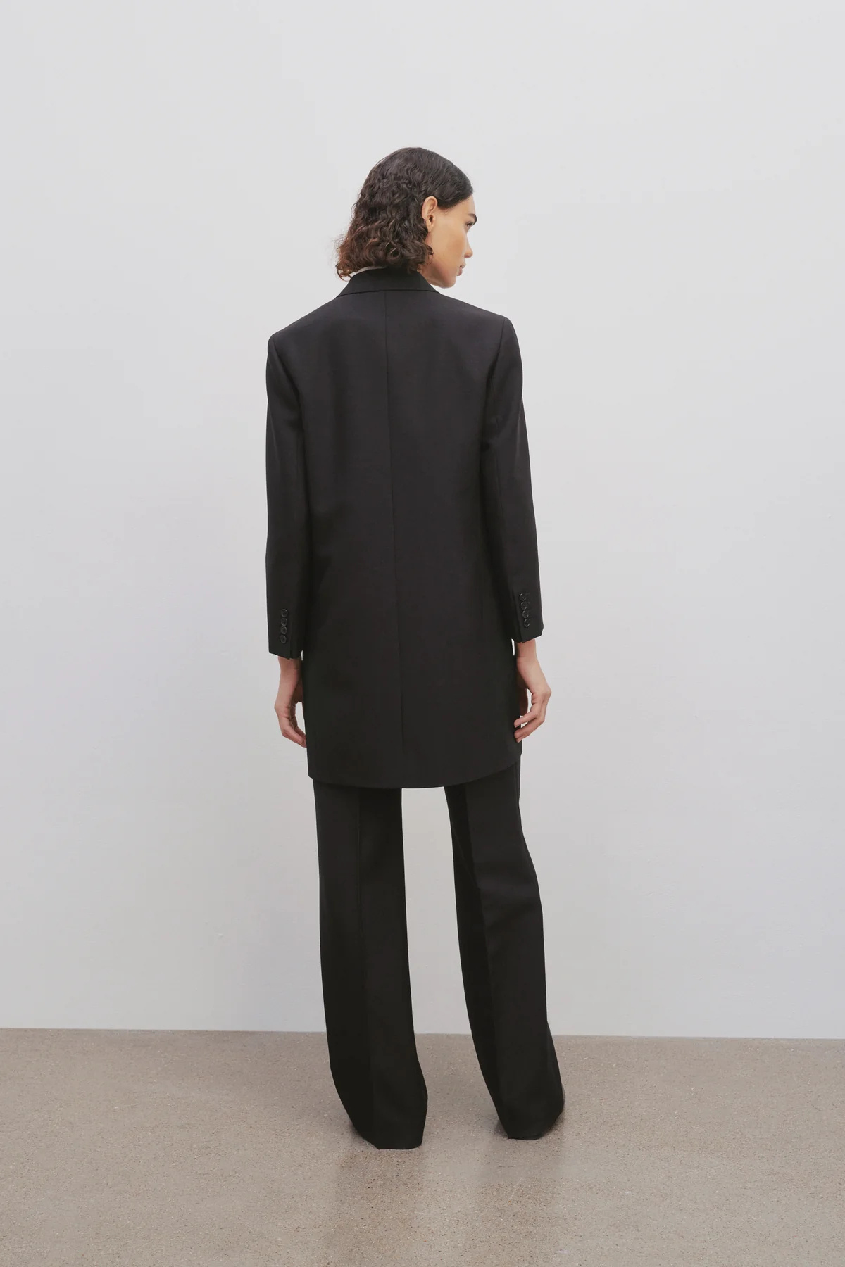 The Row Paride Wool Double-breasted Blazer In Brown