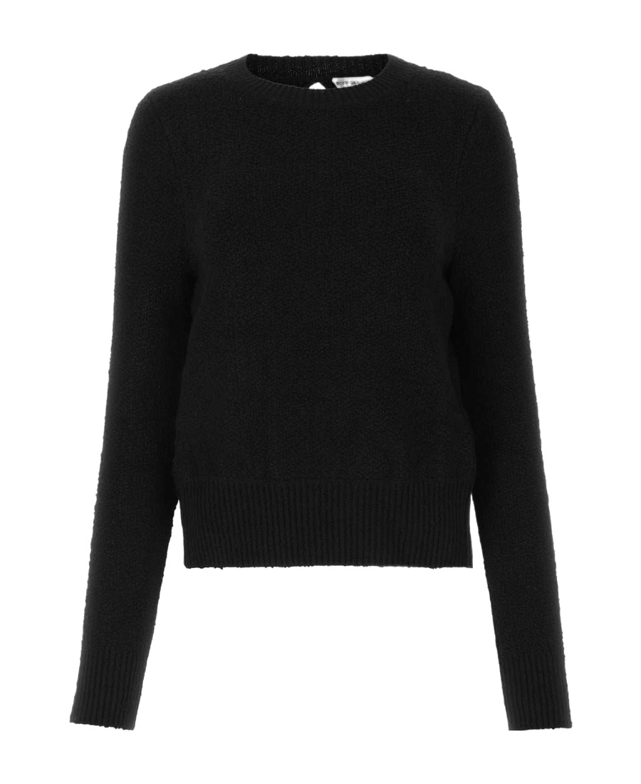 Shop Bottega Veneta Open Back Light Textured Top In Black