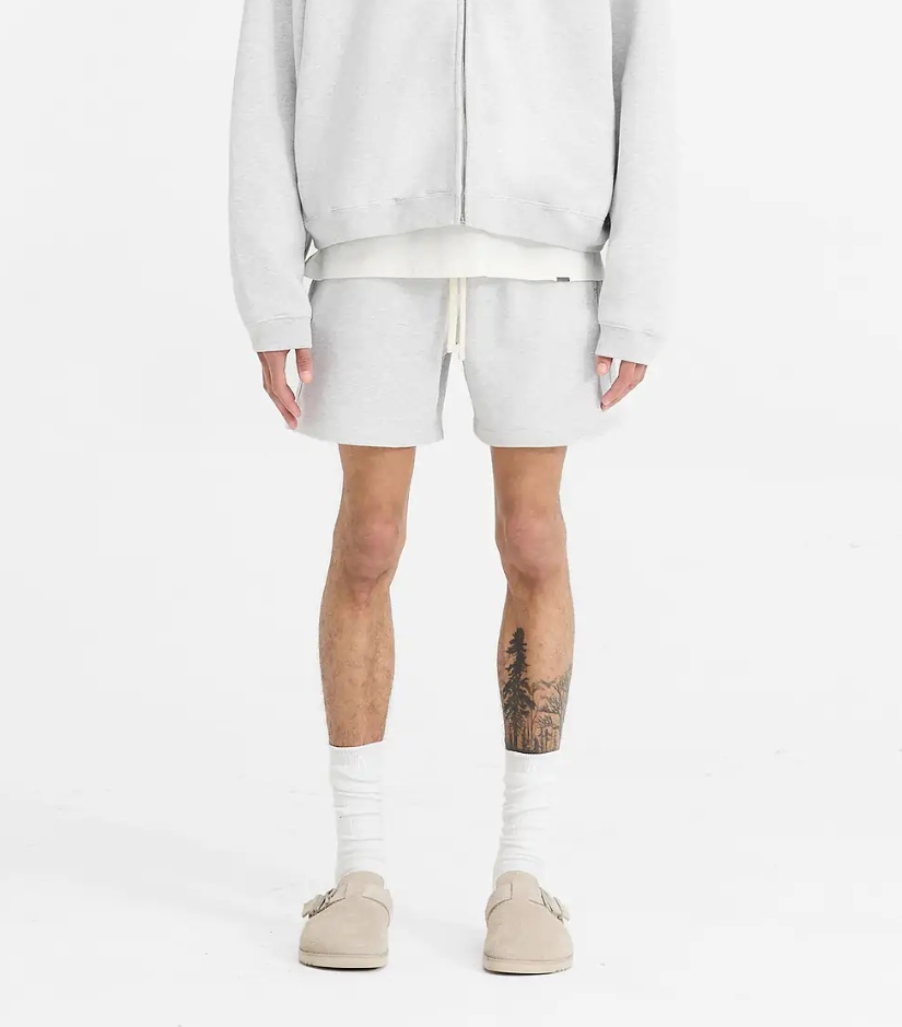 Represent Initial Sweatshorts In Ice Gray